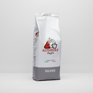 Silver coffee beans