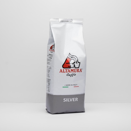 Silver coffee beans